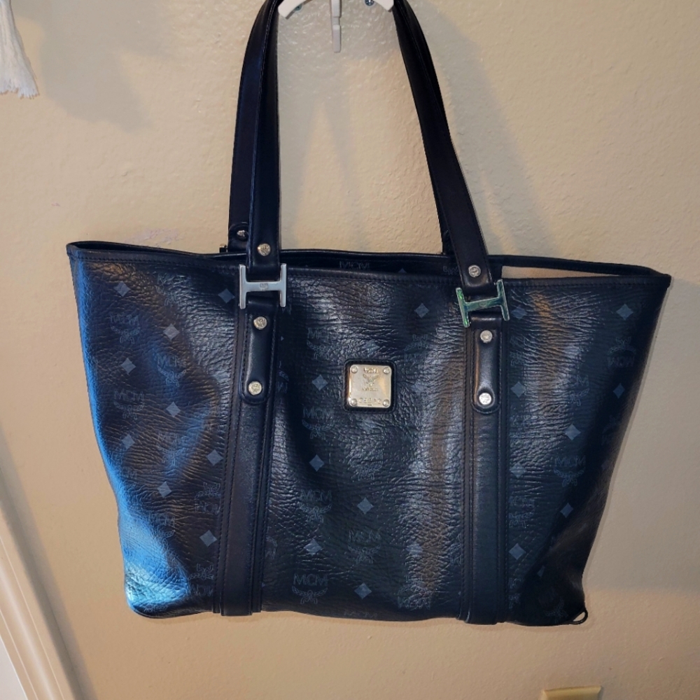 Large 2 ways to wear mcm tote